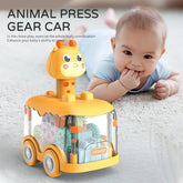 🚗🧩 Press & Go Gear Cars – Fun-Powered Motion with Animal Puzzle Magic! 🦁💨 - ThiGui